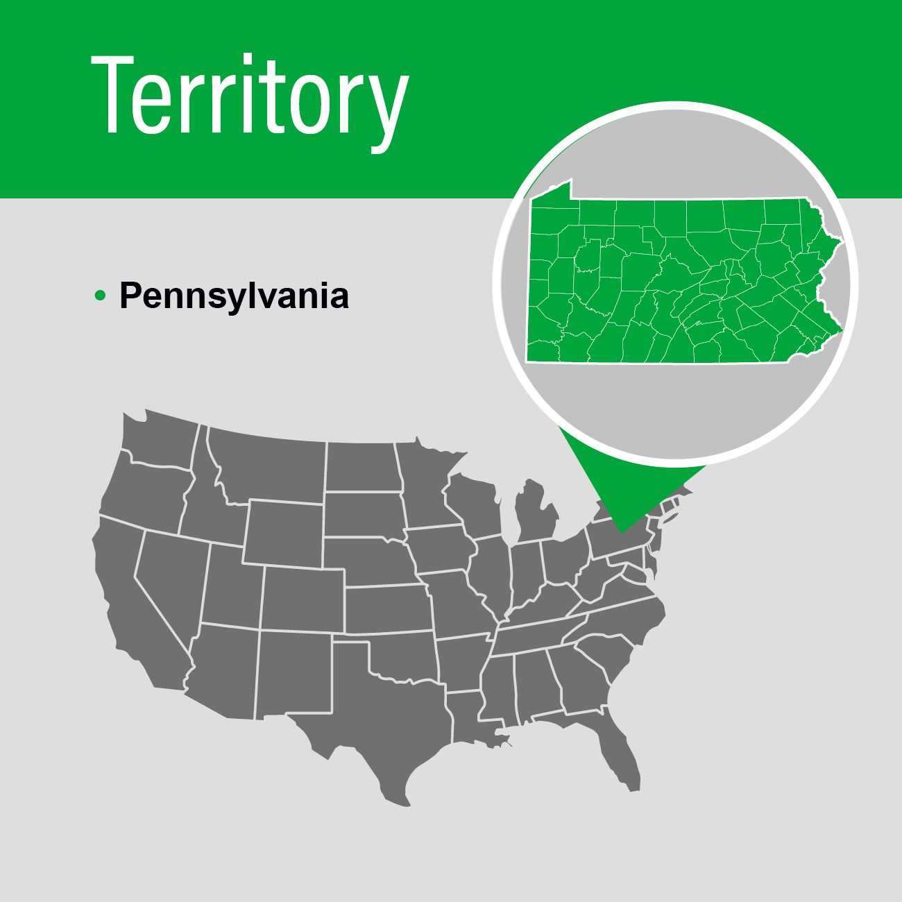 Randy Belak territory map