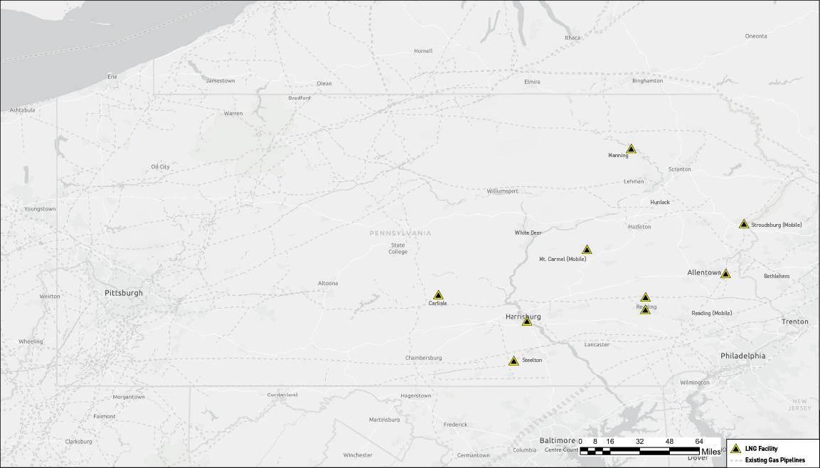 liquefied natural gas map